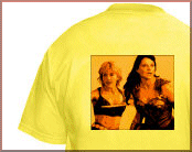 Back Action Yellow T-Shirt (Red Box) - $15.99