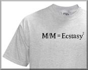 M/M = Ecstasy Squared Ash Grey T-Shirt - $15.99