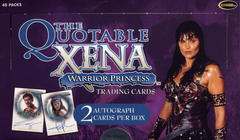 THE QUOTABLE XENA WARRIOR PRINCESS 2003 RITTENHOUSE FOIL PROMO CARD P1 