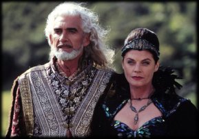 Charles Keating as Zeus and Meg Foster as Hera